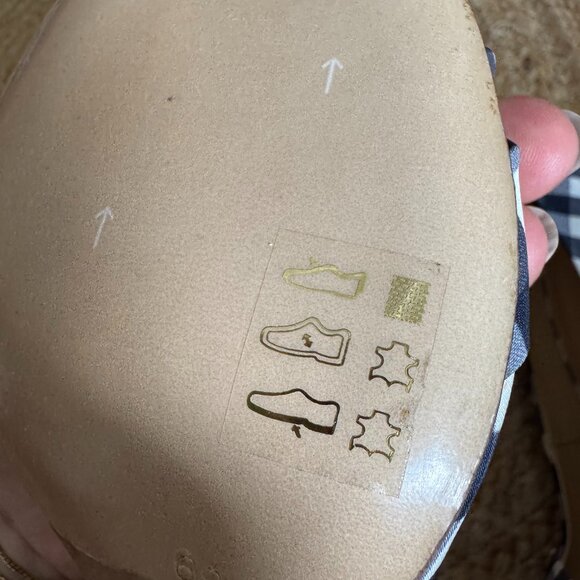 Maje Blue & White Gingham Pumps – Size 39 - NEW 💙 - Picture 6 of 13